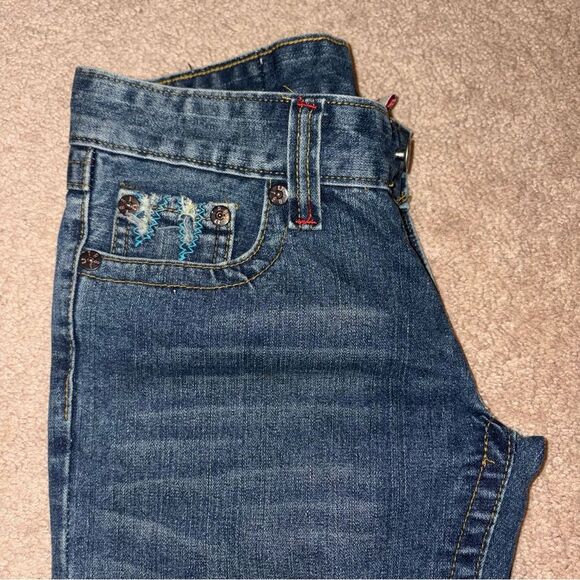 TRUE RELIGION UNIQUE Women's Distressed Bootcut Jeans, Size 27 - Picture 4 of 5